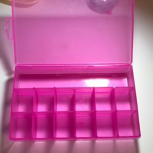 Cute pink storage container by Cra-Z-Art!